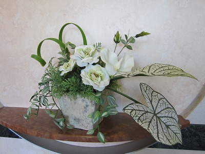 <8月のお花>真夏の中でこその、さわやかさを・・・!